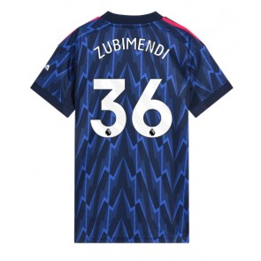 Arsenal Martin Zubimendi #36 Replika Udebanetrøje Dame 2025-26 Kortærmet